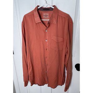Tommy Bahama Men’s XL Cotton Tencel Long Sleeve Button Shirt‎